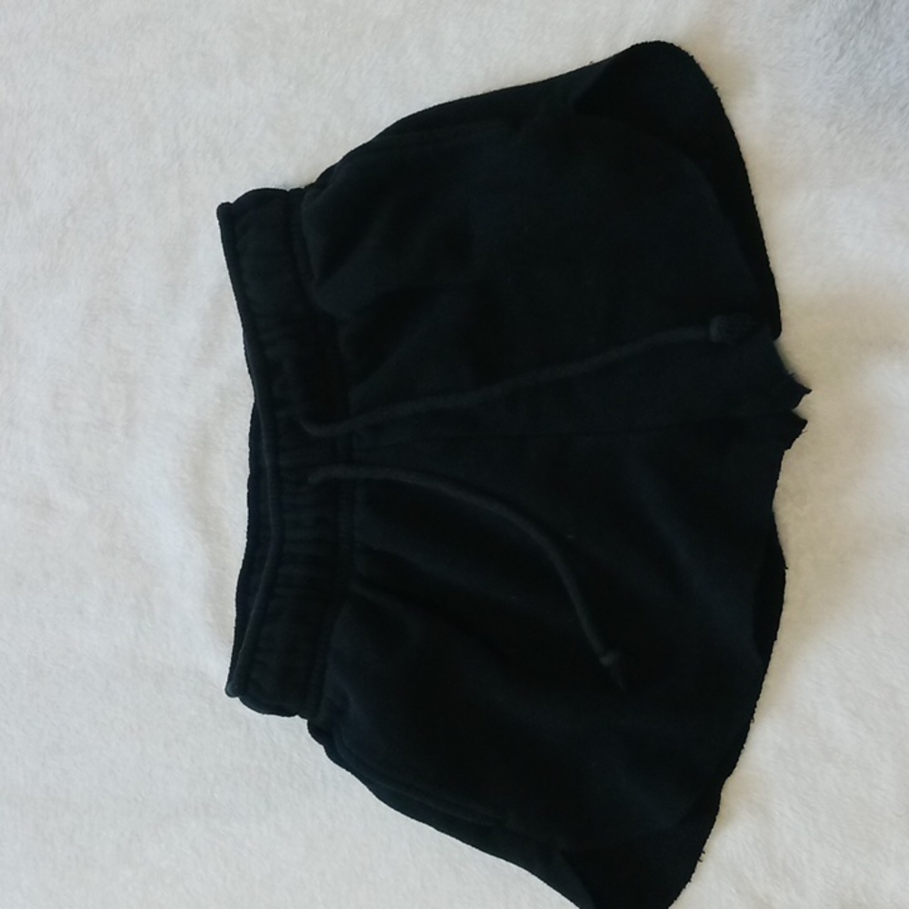 A black pair of shorts